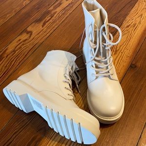 H&M White Boot